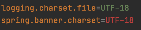 SpringBoot Configuration metadata for logging.charset.* has invalid reference for java.nio.charset.Charset