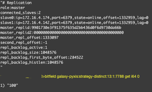 Redis [QUESTION]bitfield get cannot execute on slave node?