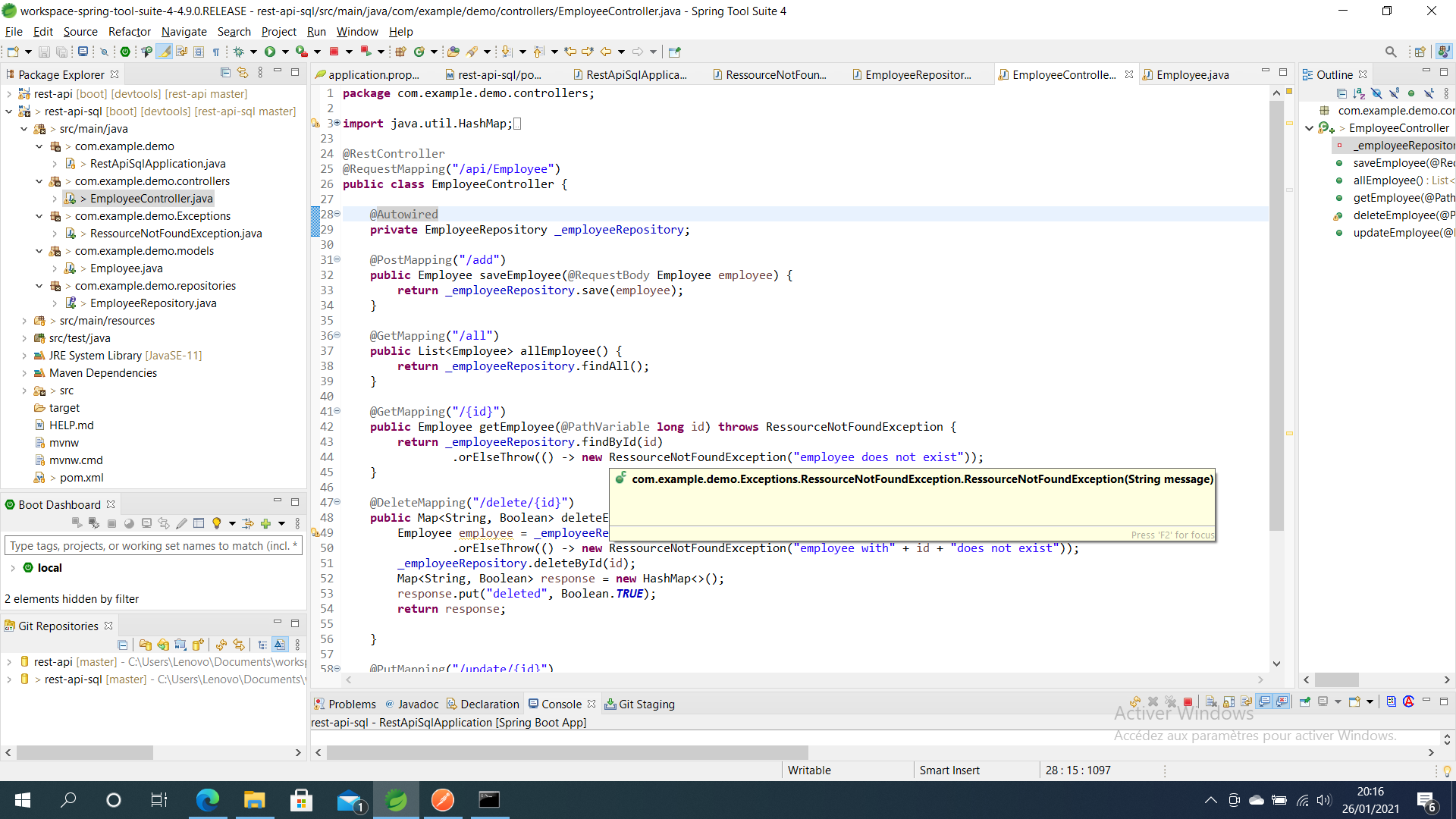 SpringBoot Sql querries not excecuted spring boot data jpa postgres and hibernate