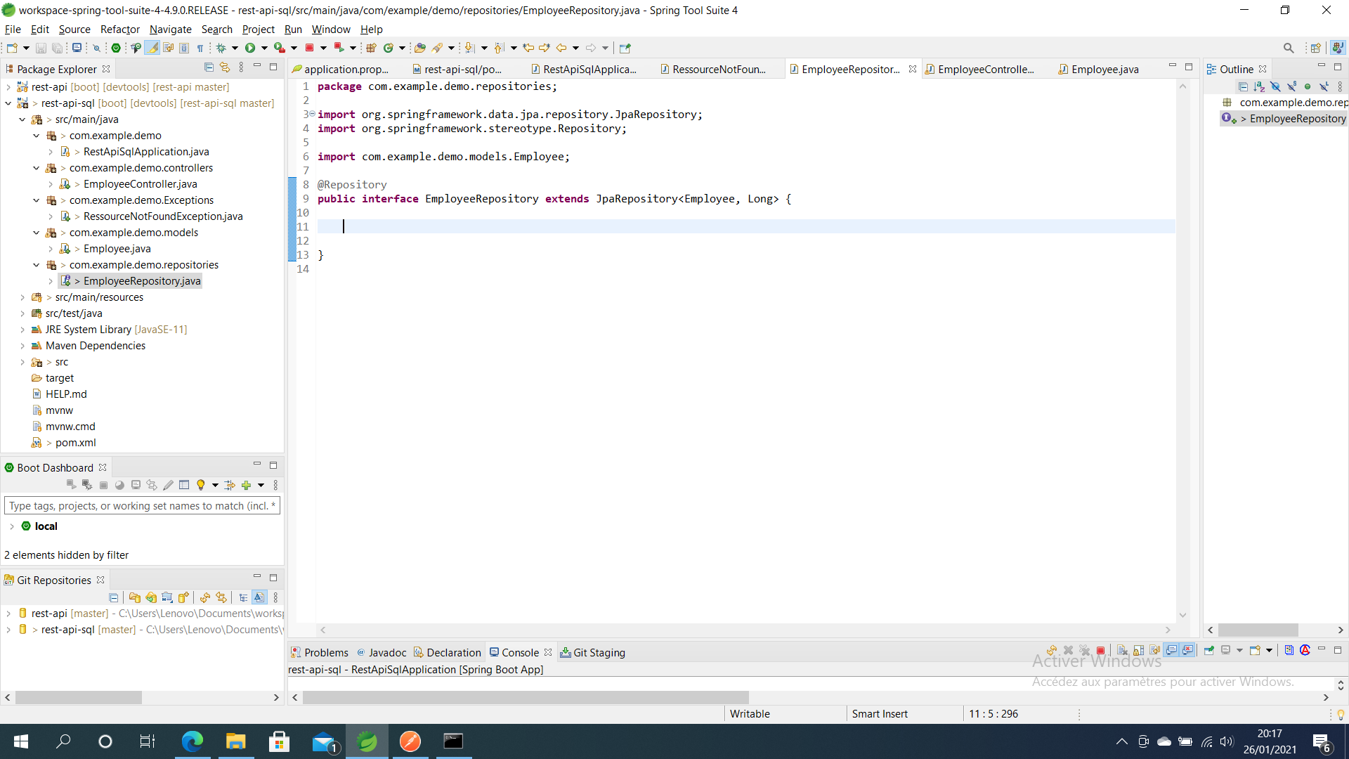 SpringBoot Sql querries not excecuted spring boot data jpa postgres and hibernate