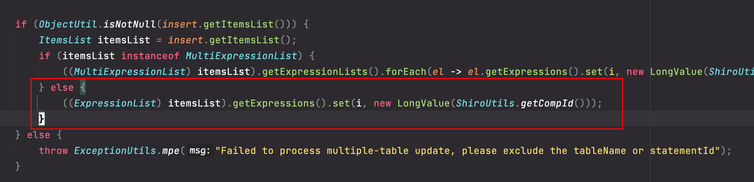 MyBatis-Plus 自定义拦截器后，插入数据的时候替换Expressions导致参数和值的数量不一致