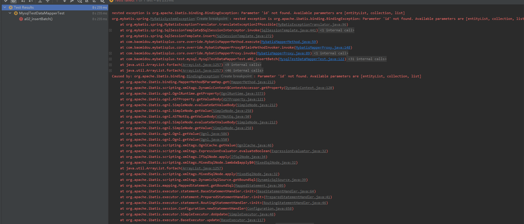 MyBatis-Plus InsertBatchSomeColumn 在主键自增的情况下异常