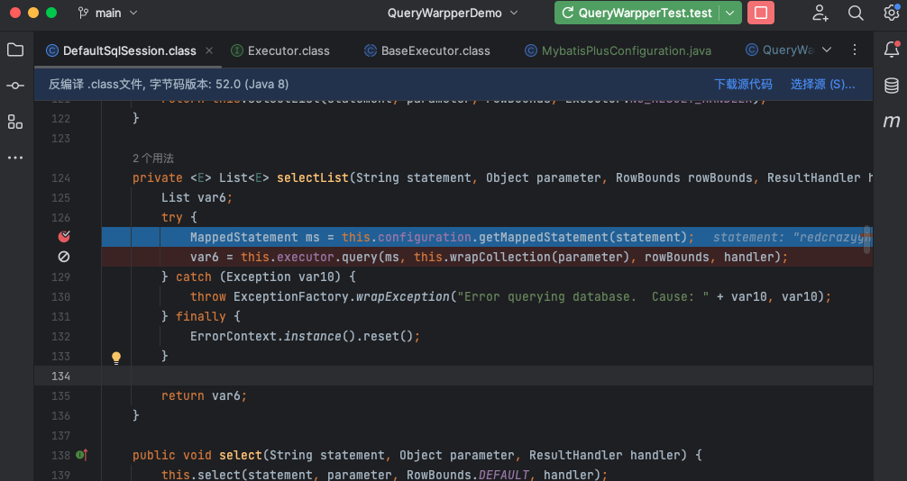 MyBatis-Plus QueryWrapper条件查询SelectCount为0，SelectOne为NULL，SelectList为[]