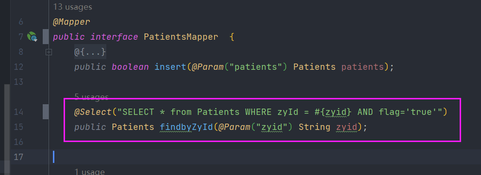 MyBatis-Plus xxxMapper类中注解无法正常运行