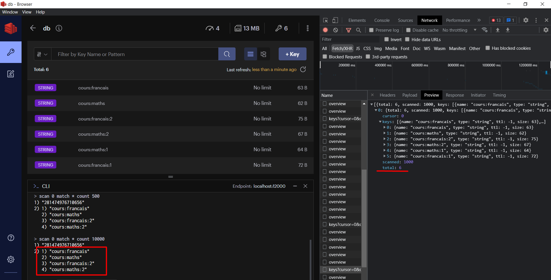 Redis [BUG] Not all keys are returned on 