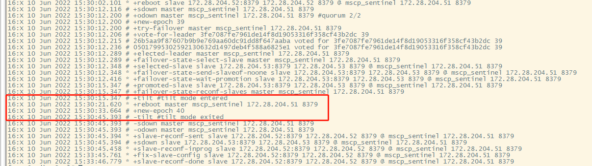 Redis [BUG]Sentinel command 'get-master-addr-by-name' and 'master' return inconsistent