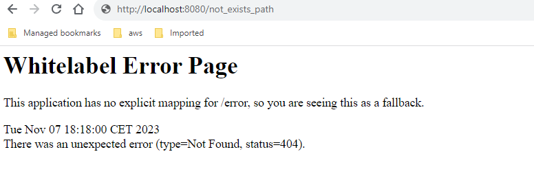 Spring 404 on static resource does not return HTML error page