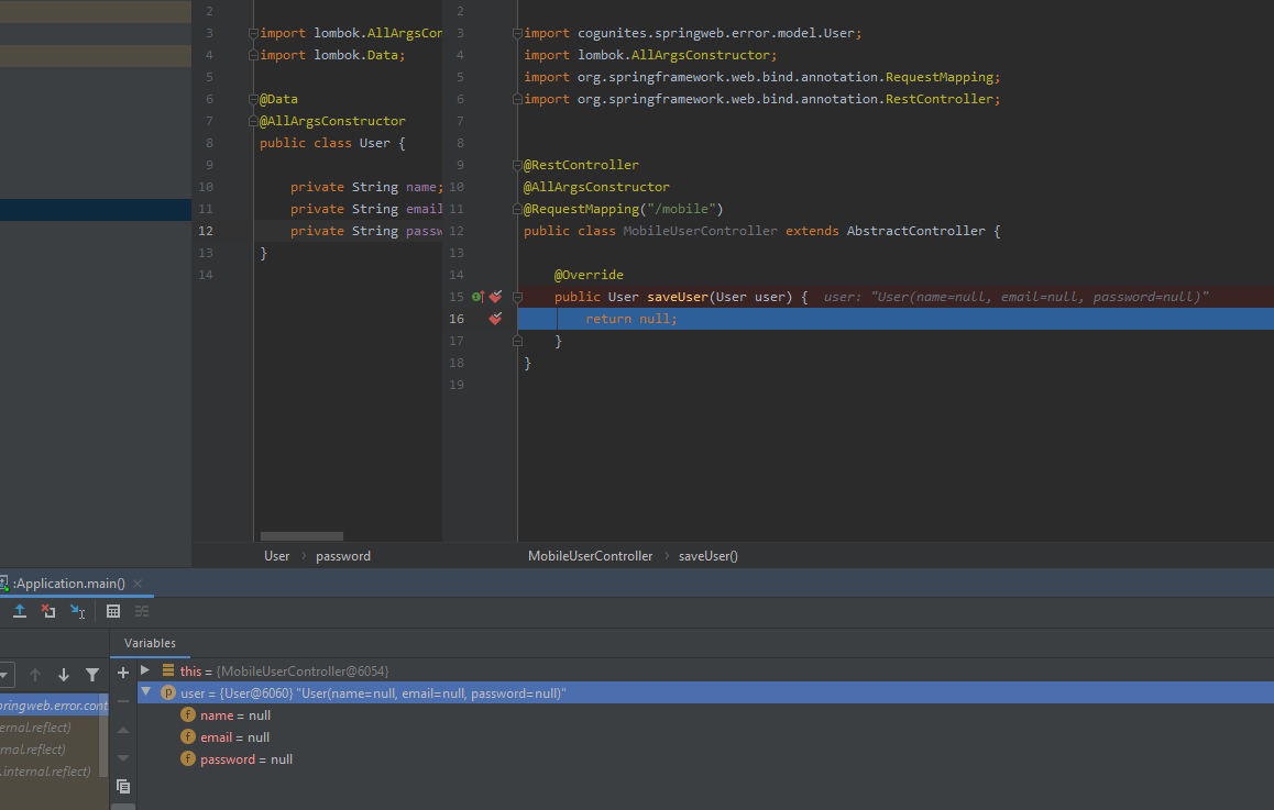 effect in code