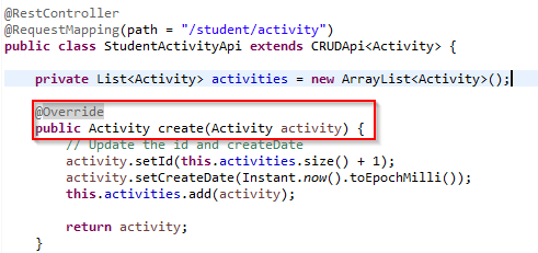 Spring Extending abstract class does not expose parameter annotations