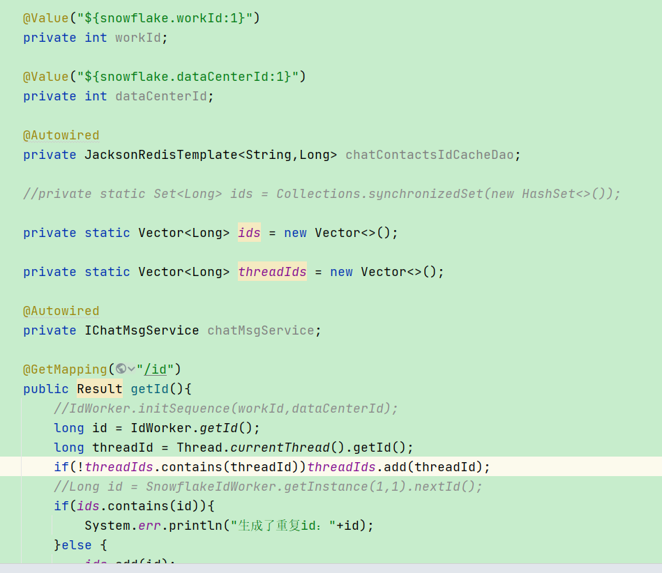 MyBatis-Plus 雪花算法，并发测试下大量重复