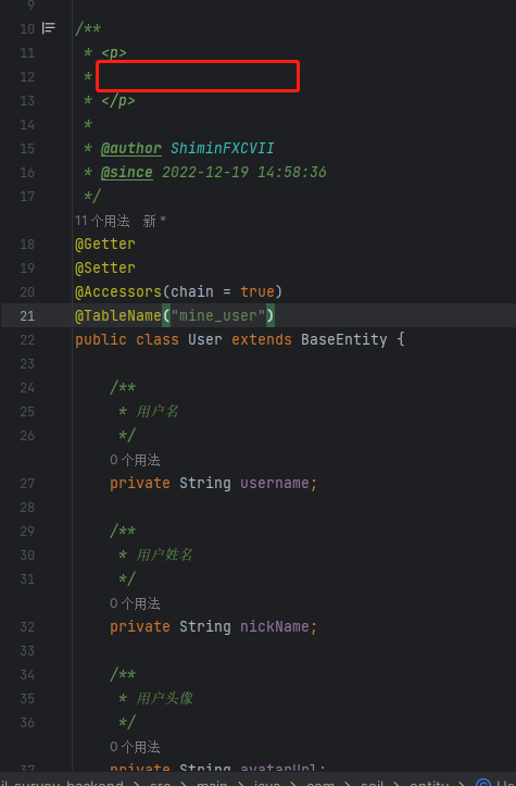 MyBatis-Plus spring boot 3.0 集成 mp 后，自动生成功能有一个小 bug