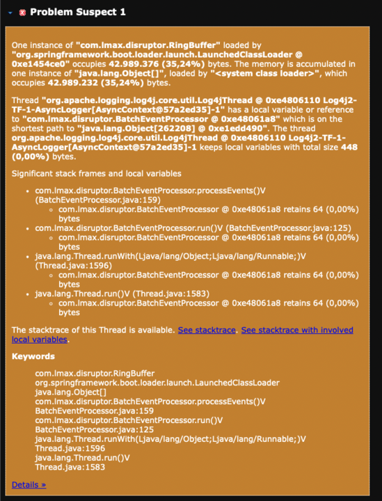 SpringBoot Memory increases with 3.2.3