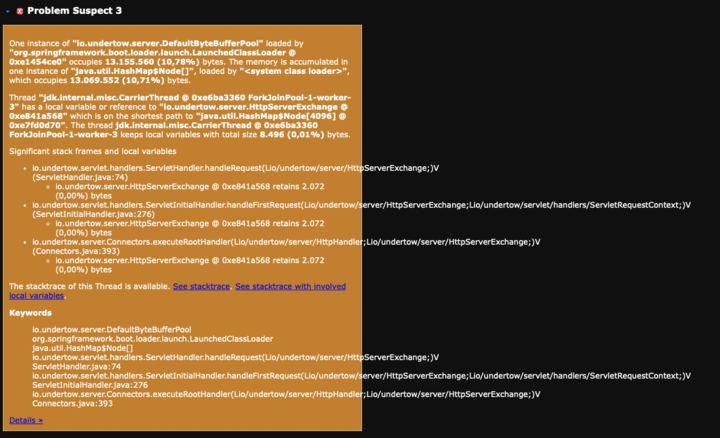 SpringBoot Memory increases with 3.2.3