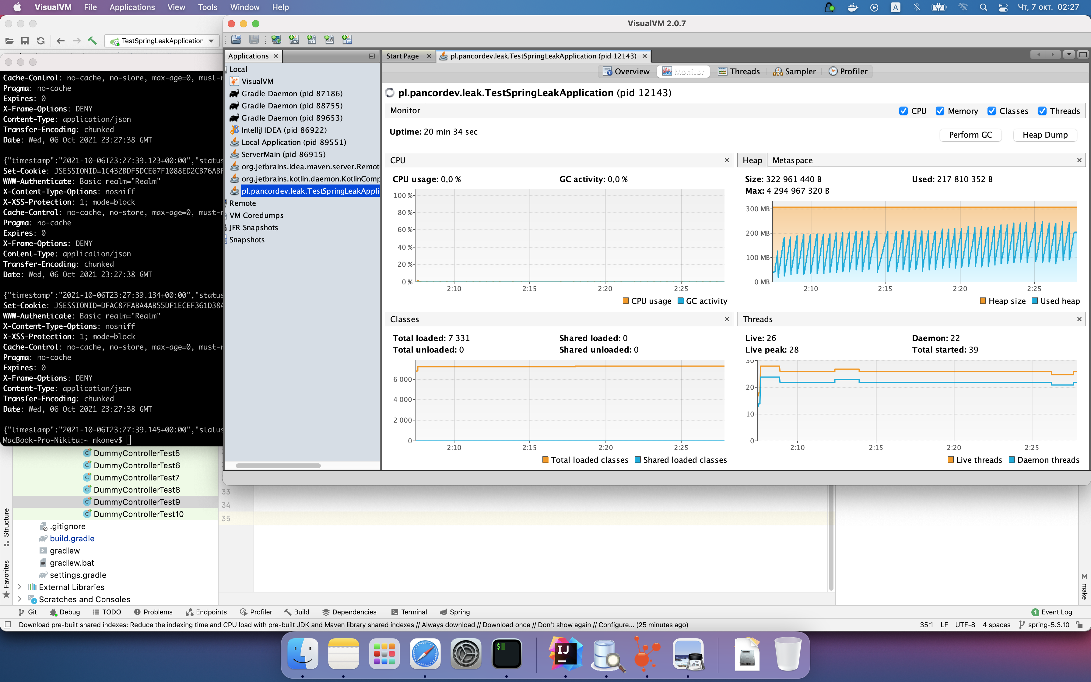Spring Memory leak with CglibAopProxy$ProxyCallbackFilter