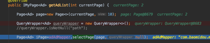 MyBatis-Plus 使用分页插件selectPage获取不到数据