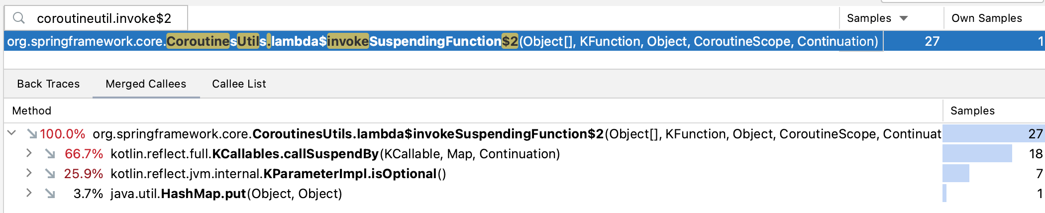 Spring Optimize Coroutine invocations