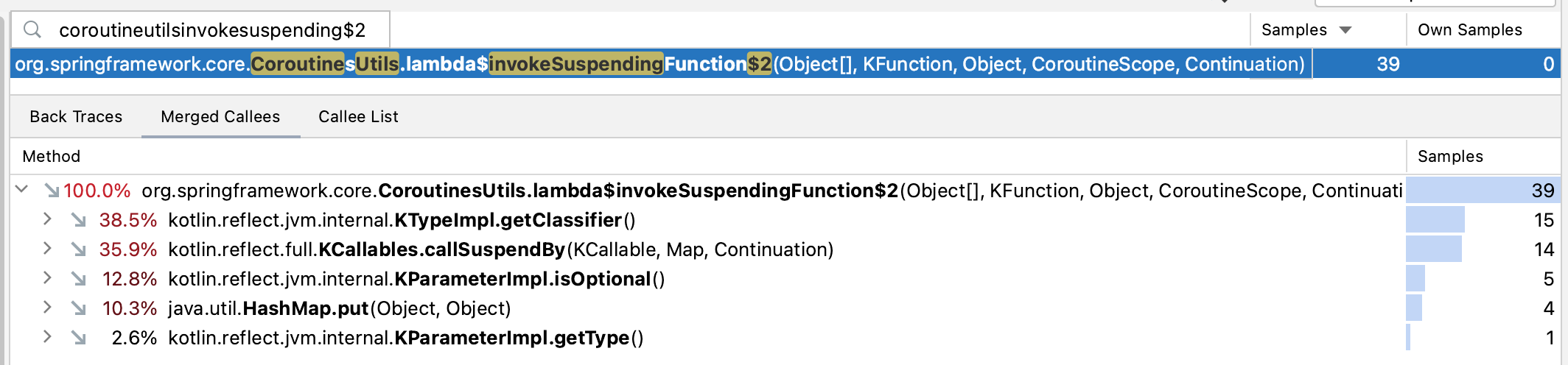 Spring Optimize Coroutine invocations