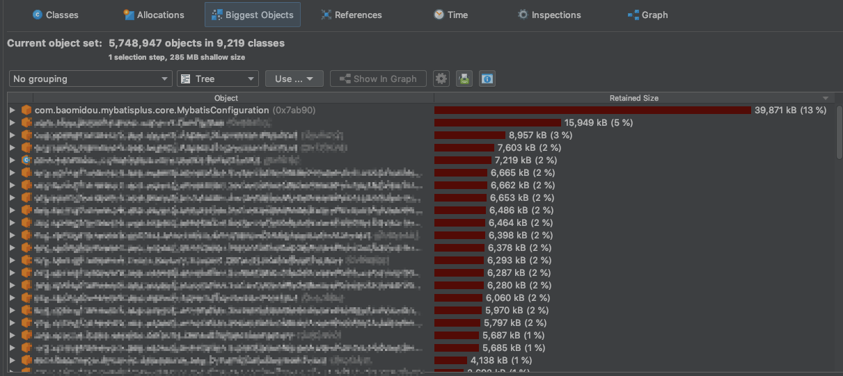 MyBatis-Plus mappedStatement占用内存较多