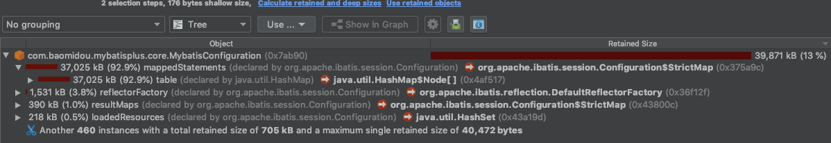 MyBatis-Plus mappedStatement占用内存较多