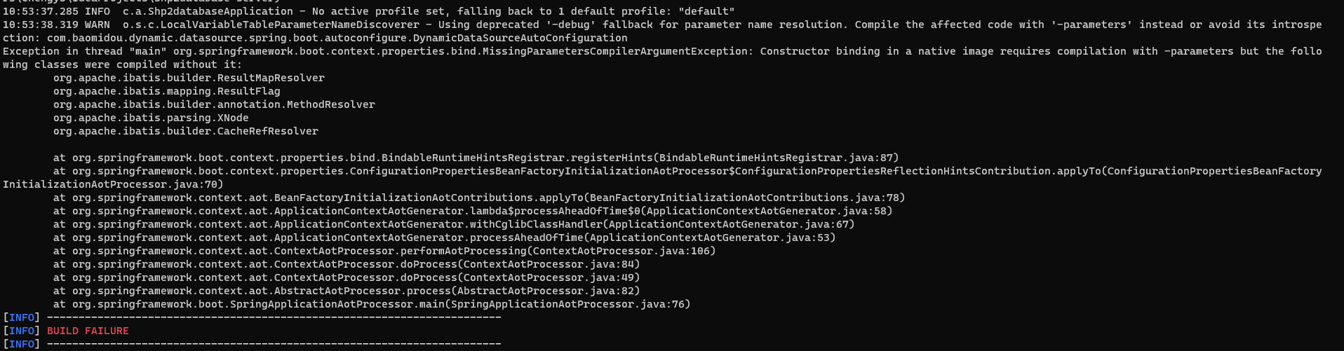 MyBatis-Plus springboot3 build with process-aot  have error...