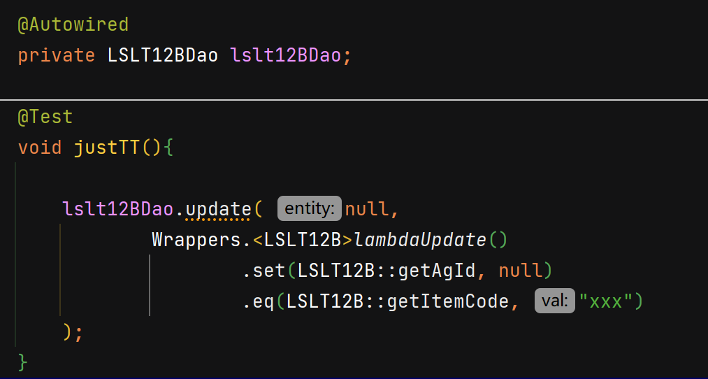 MyBatis-Plus 使用mybatis-Plus 3.x 版本通过 UpdateWrapper设置字段值为空，但报错：无效的列类型