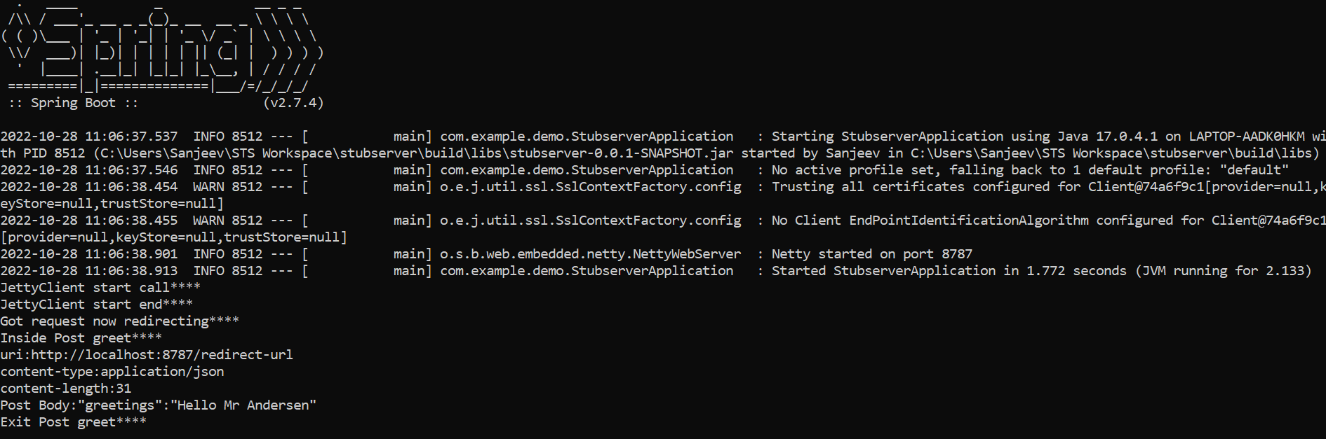 Spring Http 307 redirection is not working for POST,PUT with body when we used WebClient reactive with Jetty HttpCLient over HTTP/2.