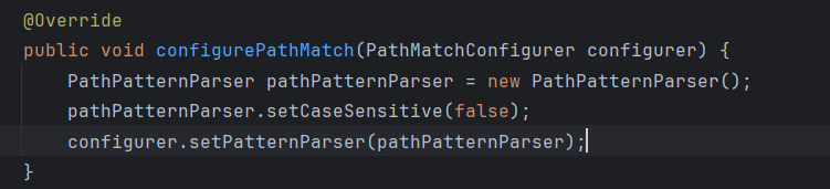 Spring  12/5000 How do I set the URL to ignore case
