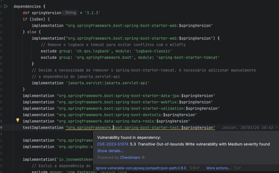 Spring [Question] json-path still in version 2.8.0 with vulnerabilities while  spring-boot-starter-test is requiring the 2.9.0