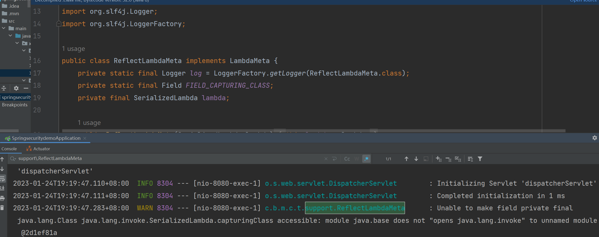 MyBatis-Plus 运行时警告非法反射