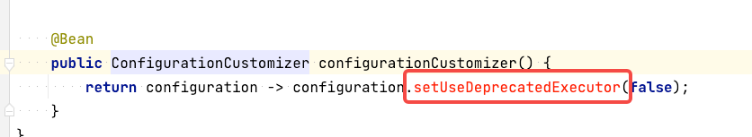 MyBatis-Plus 文档没更新，配置分页插件没有setUseDeprecatedExecutor这个方法