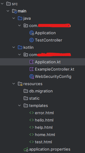 SpringBoot Kotlin runApplication<Application>(*args) isn't detecting Java Controllers.