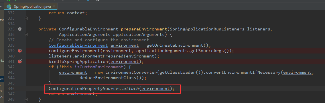 SpringBoot Short circuit checking of source already covered by ConfigurationPropertySources