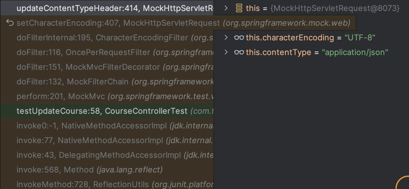 Spring Fix MockHttpServletRequest.java