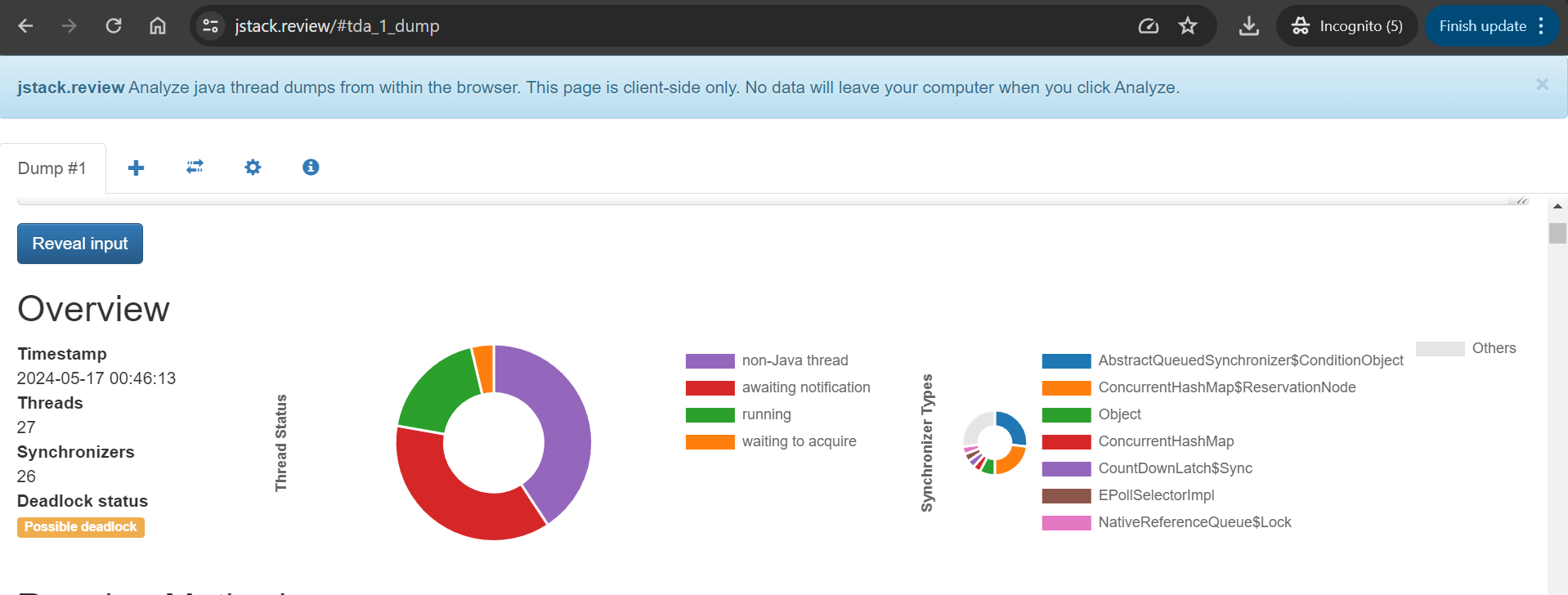 SpringBoot Deadlock when using Prometheus Exemplars