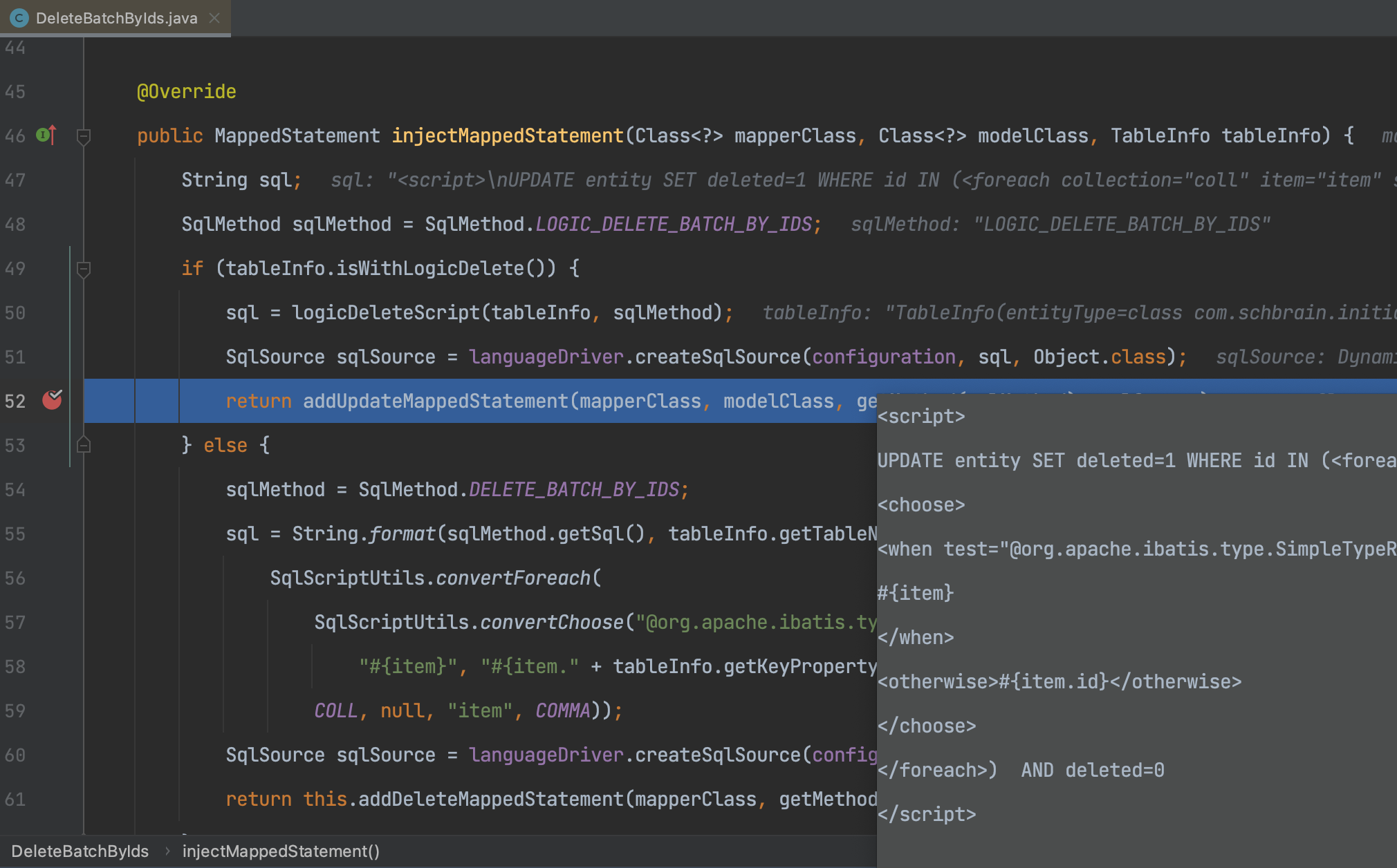MyBatis-Plus 逻辑删除行为未对齐