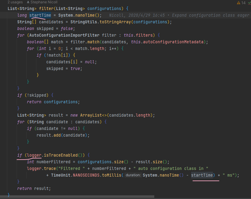 SpringBoot Update filter method 
