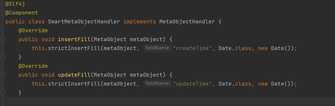 MyBatis-Plus 自动填充功能 MetaObjectHandler,先查询（getById）后更新（updateById）导致更新的时候把创建时间也更新