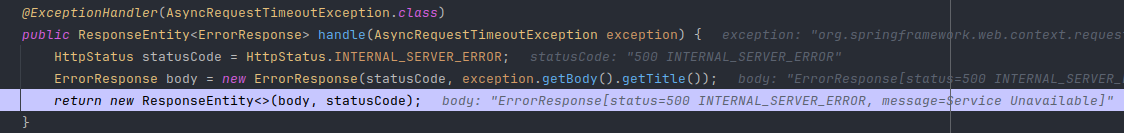 Spring Custom Exception body empty