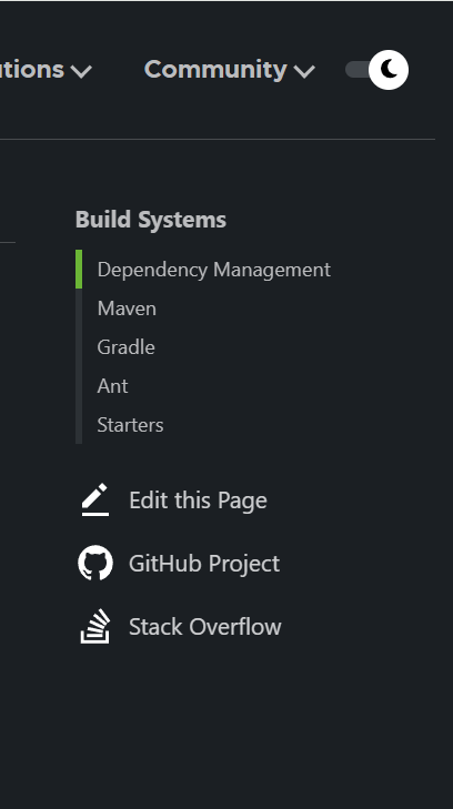 SpringBoot Scrollbar disappears on mouseover in Chrome Desktop on the new Antora documentation site
