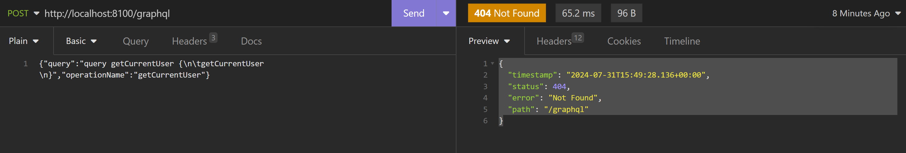 SpringBoot GraphQL should reply with HTTP 415 for unsupported content type