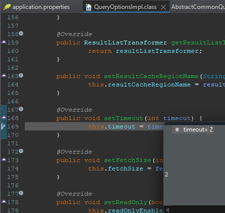 SpringBoot Spring Data query timeout