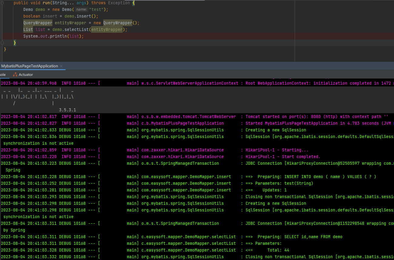 MyBatis-Plus 调用model.insert()方法报class must not be null