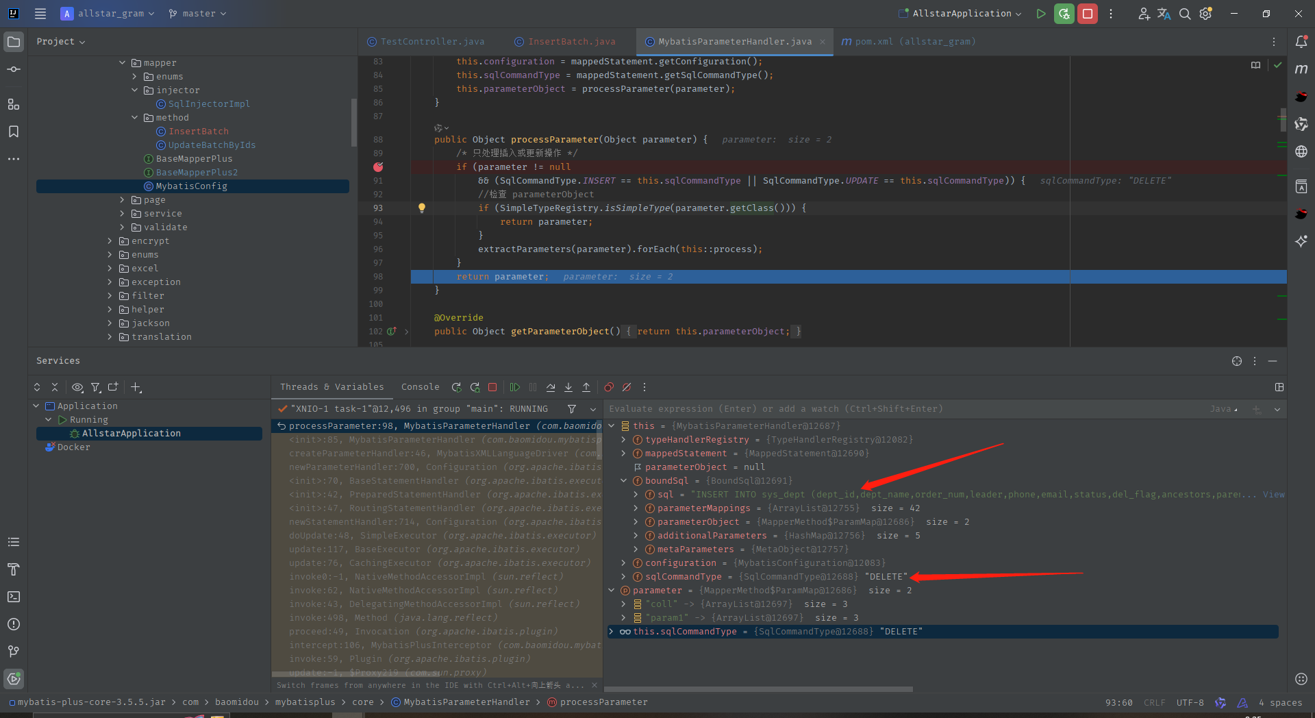 MyBatis-Plus sqlCommandType解析问题