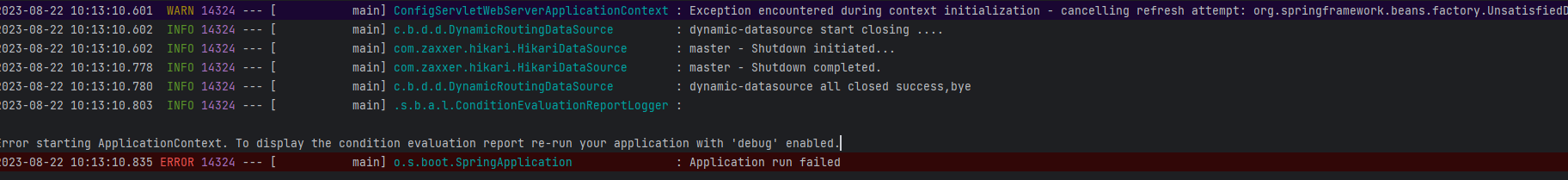 MyBatis-Plus 3.5.3.2遇到Factory method 'sqlSessionFactory' threw exception with message: ALWAYS