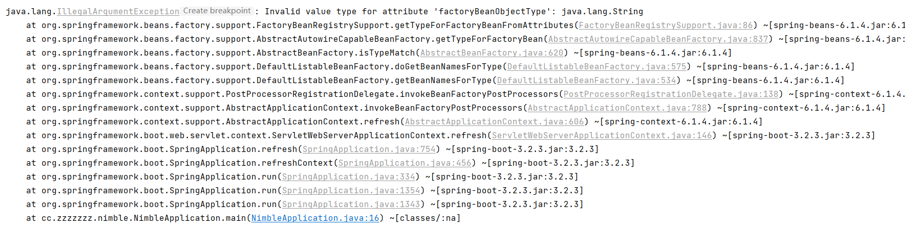 MyBatis-Plus JDK升级21，springboot升级3.2.3，mybatis-plus使用最新版3.5.5，报异常！
