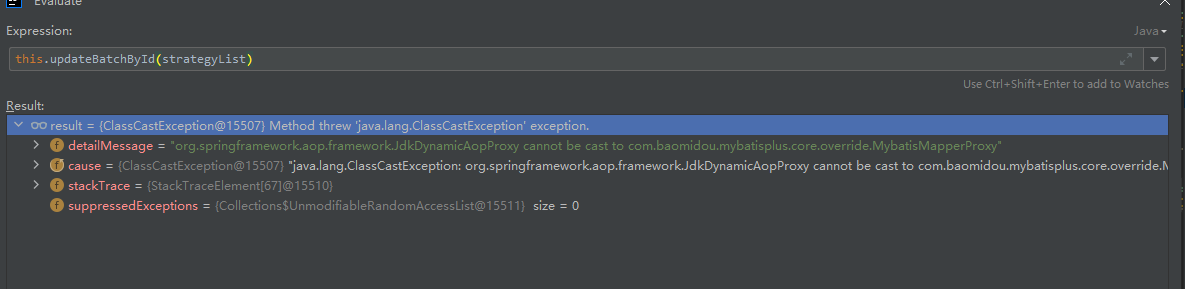 MyBatis-Plus Mybatis-plus 3.5.4 的AOP问题