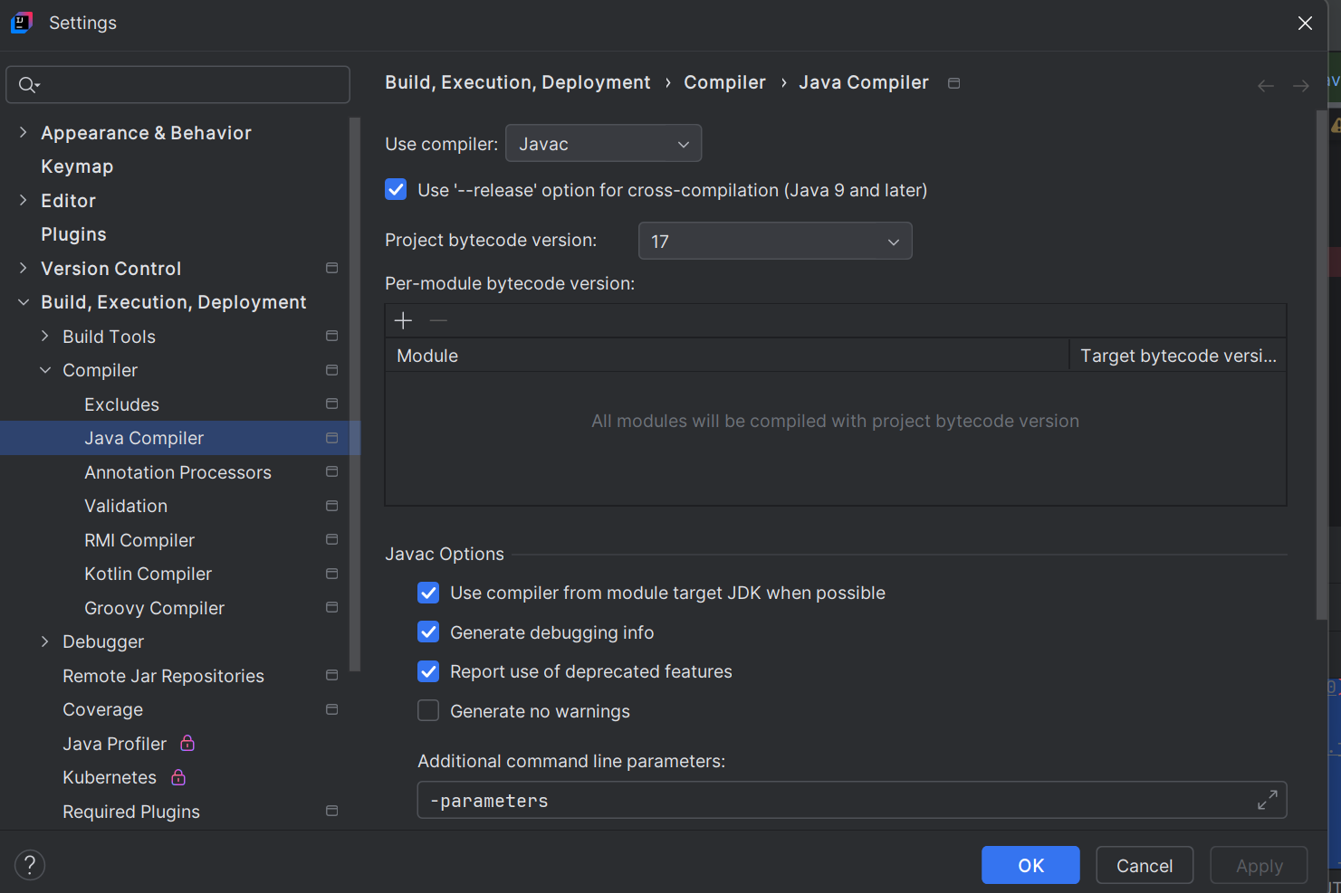 SpringBoot Name for argument of type [java.lang.Boolean] not specified, and parameter name information not found in class file either.