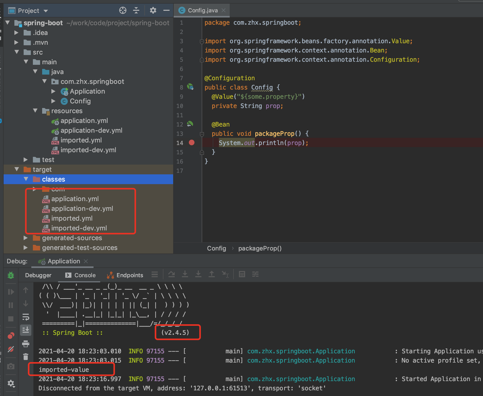 SpringBoot Config data location does not exist error can be thrown if a profile-specific properties file is directly imported
