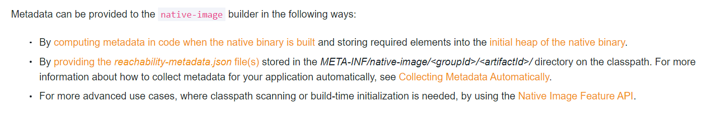 SpringBoot Document how and where to add custom GraalVM configuration files