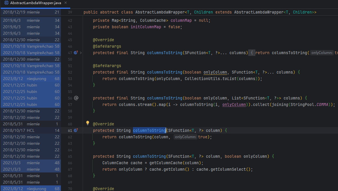 MyBatis-Plus lambdaQueryWrapper.allEq过滤器属性参数获取失败